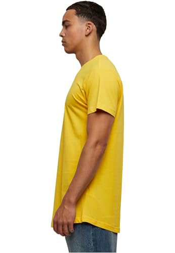 Urban Classics Shaped Long Tee, Camiseta Hombre, Amarillo (Chrome Yellow), XXL