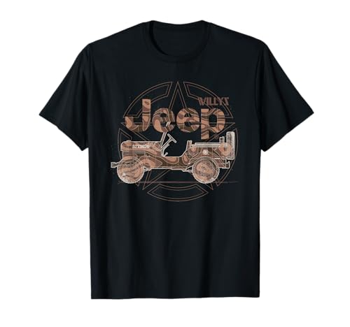 Jeep Willys MA Star Camiseta
