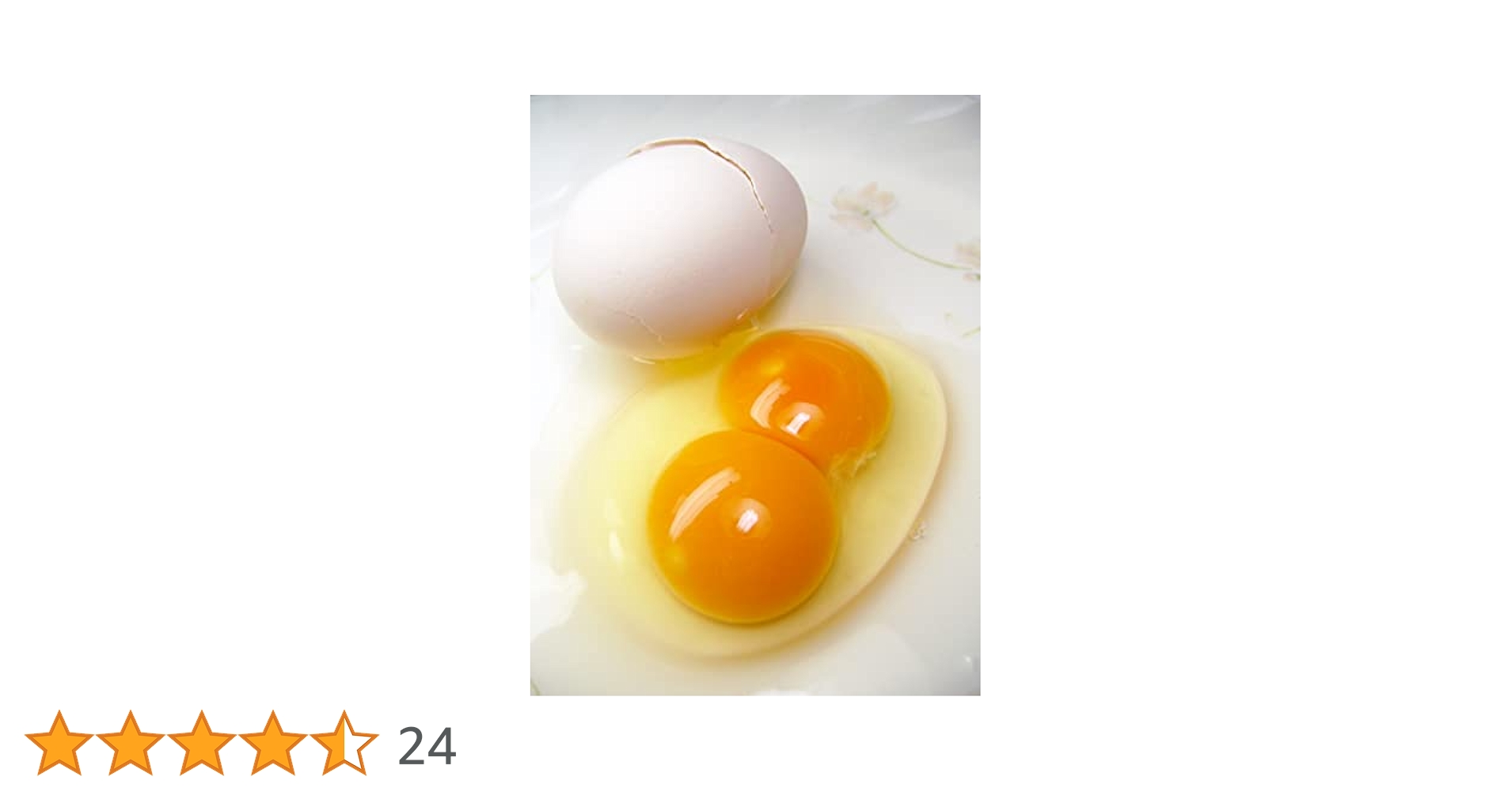 二黄卵 二黄卵48個入り（ケージ飼育白卵） | ecocco STORES