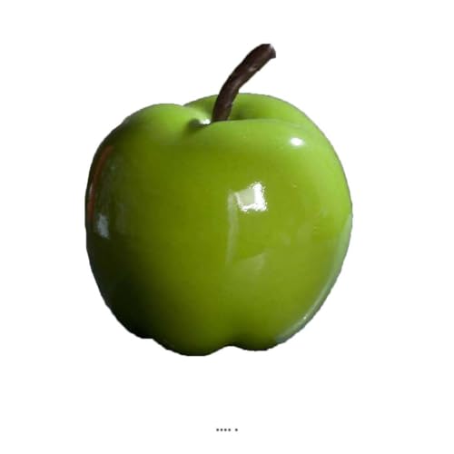 Artificielles.com - Pomme Artificielle Verte Brillante D 14 cm. Tres bel Objet déco.