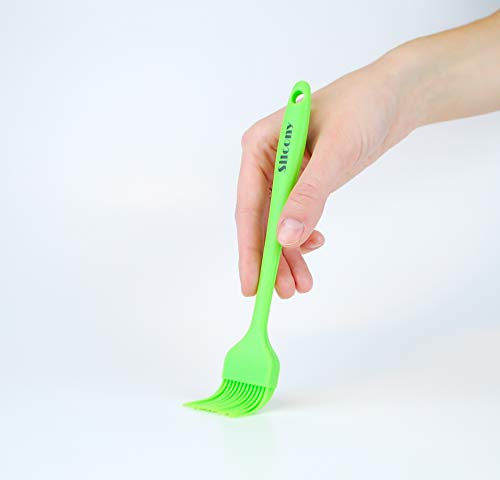 Silcony 8.4" Silicone Basting Pastry Brush - Perfect For Oil Butter Spread, Marinades, Baste, Bbq, Grill, Cooking - Bpa Free, Food Grade Material, Dishwasher Safe (3, 8.4 Inches) #TOP7