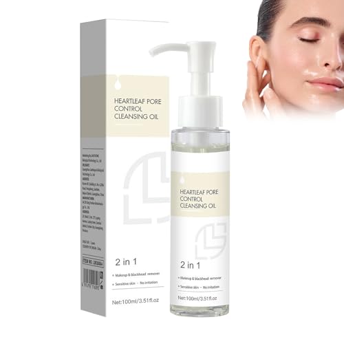 Tkekruh Aceite Limpiador Facial 100ml, Aceite de Limpieza Profunda, Speedy Aceite de Limpieza, Desmaquillante y Limpiador, Exfoliante, Fácil de Enjuagar, Cruelty-Free