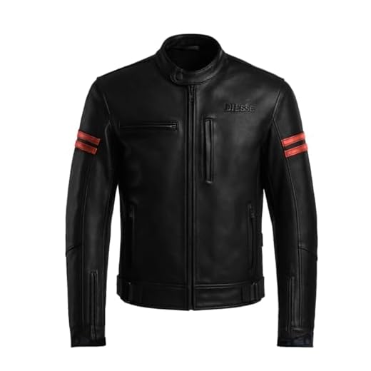 BI ESSE Giacca Moto in Pelle Vintage caffè Race, completa di Protezioni rimovibili, Certificata (NERO, 3XL)