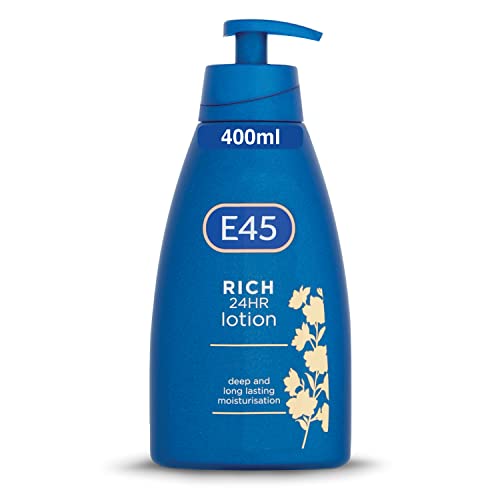 Idratante profondo e duraturo E45 Lozione ricca 24 ore, 400 ml