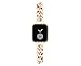 KAGOWEAR Gold 304 Klassische Edelstahl Dauerhaft Coole Mädchen Kette Armband für 40/41MM Apple Watch Serie 7/6/5/SE Männer & Frauen Einstellbar Ersatzband für 38MM IWatch Serie 7/6/5/4/3/2/1