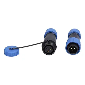 3 Pin Power Connector, 250V 10A Copper Contacts Waterproof Plug Socket Good Sealing for Electrical Equipments