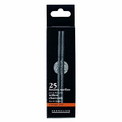 Sennelier Willow Charcoal Sticks - 5-6mm 3/16