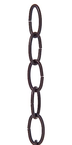 Image of B&P Lamp Antique Bronze Finish 8 Gauge Oval Chain