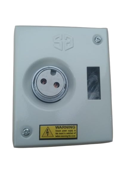 AC Box 20A Distribution Board with 2-Pin Metal Clad Plug & Socket | Heavy Duty Electrical Power Box-image-26