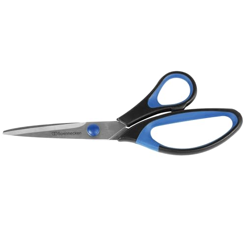 3406 Ciseaux Softgrip Noir/bleu 20 cm 8