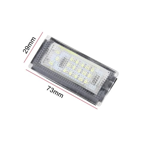 Luz de matrícula LED para Mini Cooper R50 R52 R53 2001-2006 blanca trasera 5