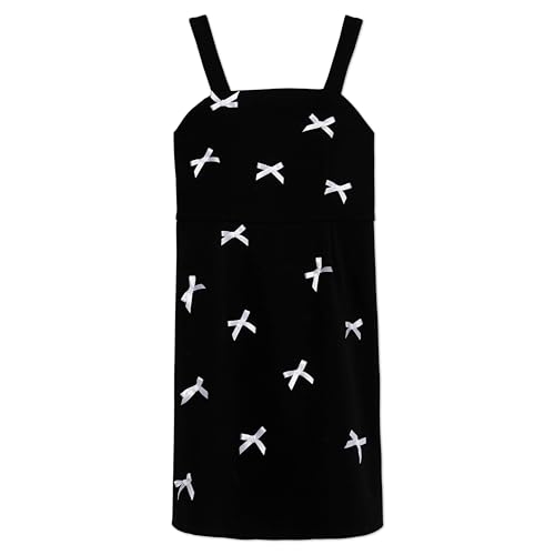 Speechless Girls' Sleeveless Black Party Dress with Allover Bows2