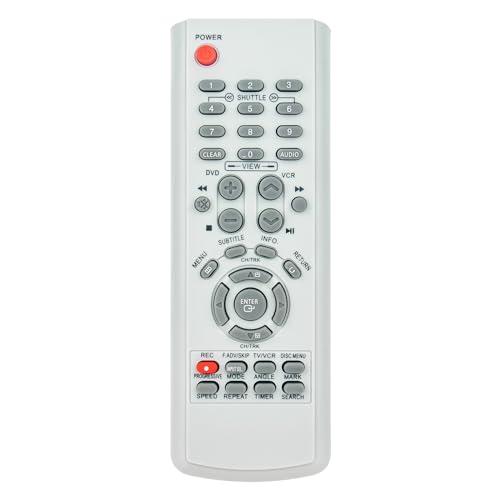 AULCMEET 00021C New Replacement Remote Control fit for Samsung DVD/VCR Combo Player DVD-V4600 DVDV4600A DVD-V4600A DVDV4600C DVD-V5500 DVDV6500 MW7695G MW7695GS