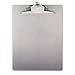 Aluminum Clipboard W/High-Capacity Clip, 1" Clip Cap, 8 1/2 X 12 Sheets, Silver
