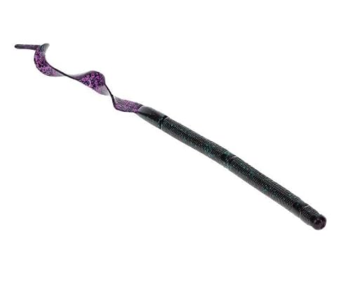 Strike King KVD Perfect Plastics Zeus Worm, Junebug