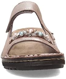 NAOT Footwear Women's Johanna Sandal Silver Threads Lthr 8 M US | Image 2