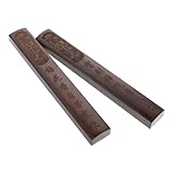 ibasenice Chinesischer Kalligraphie Briefbeschwerer Aus Massivem Schwarzem Holz Glatte Oberfläche Leicht Kompakt Kratzfest Zum Beschweren Von Papier Bei Malerei Und Schriftkunst