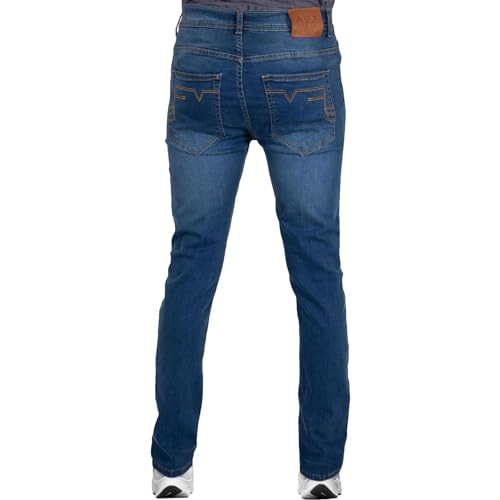 A2Z Mens Denim Jeans Comfort Stretch Slim Fit Trousers Pants Gents4