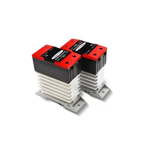 Relais statique sur rail DIN SSR 25DA avec radiateur monophasé DC AC
