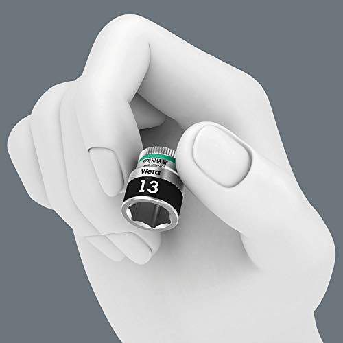 Wera 05003010001 8790 Hma Hf Zyklop Socket With 1/4" Drive With Holding Function, 15 X 23 Mm #TOP2