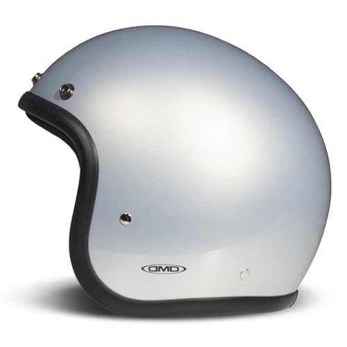 Casco DMD Jet Retro Ice L ligero y compacto para evitar fatiga en moto 4