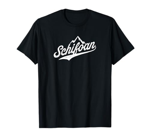 Schifoan Apre Ski Skier Winter Holiday Skiing Camiseta