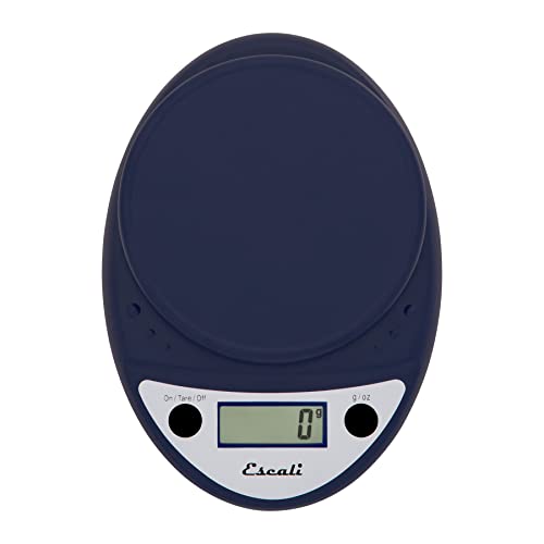 Escali Primo Lightweight Scale, Royal Blue, 8.5 x 6 x 1.5 inches, P115NB