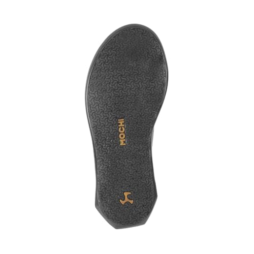 Image of Mochi Men Patent Leather Kolhapuri Ethnic Chappal