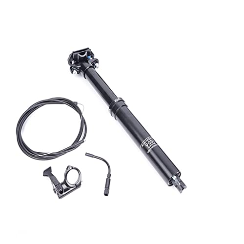 MTB Sillín De Cola De Suspensión 30.9/31.6mm Tubo De Asiento Hidráulico Controlado por Cable Telescópico Cómodo Amortiguador Bicicleta Cover