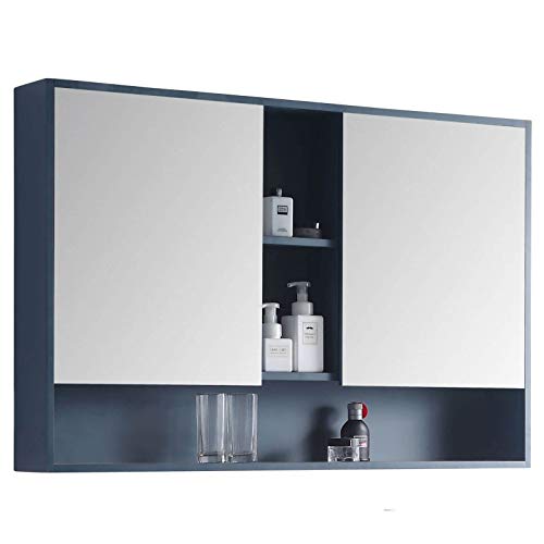 Fine Fixtures Shawbridge Bathroom Medicine Cabinet, Medicine Cabinets for Bathroom, Blue Bathroom Medicine Cabinet Wall Mounted 45
