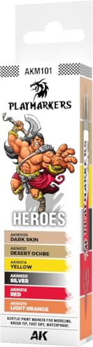 AK Interactive PLAYMARKERS SET AKM101 HEROES (6x)