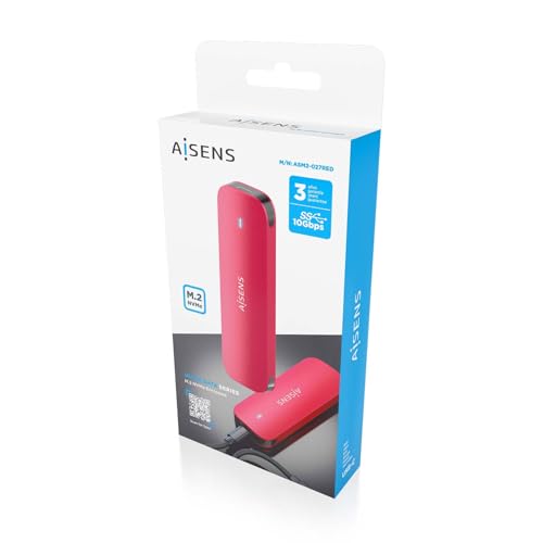 Caja externa para disco duro Aisens ASM2-027RED miniatura 7