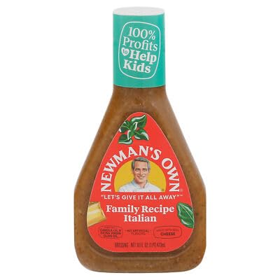 Newman's Own Dressing Italian Family Recipe 16 oz (Pack of 6)