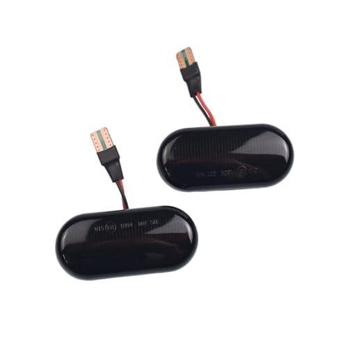 1 Pair Blinker Signal Lamp Car Dynamic Side Marker Turn Signal Light for Nissan Qashqai Navara Micra 350Z Note Pathfinder(2PCS Dynamic Crystal)