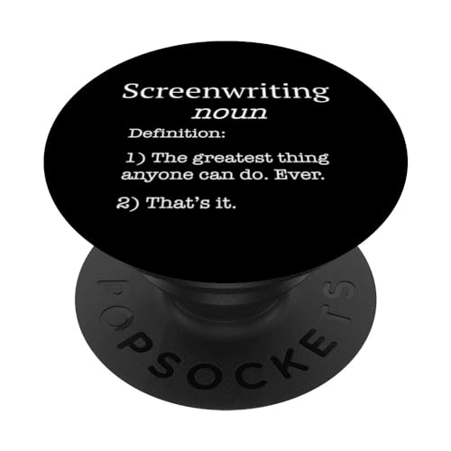 Écriture de scénario/fausse définition amusante pour Screenwiters PopSockets PopGrip Interchangeable