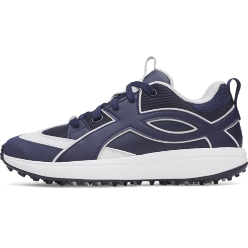 Under Armour Men's Yard Icon Turf Baseball Cleats, (410) Midnight Navy/White/Midnight Navy, 10.5, US