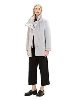 TOM TAILOR 1037558 Women's Jacket, 25128 - Soft Light Grey