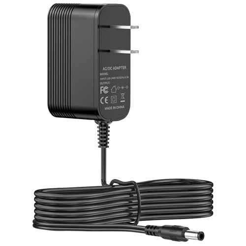 Charger for Line 6 POD Go Wireless Guitar Pedal (Tip Negative),Compatible with Boss Series Pedals, Including: PSA-120S, ME-80, ME-70, ME-50B, ME-25, DB-88,9V Power Supply for Most Effect Pedals.
