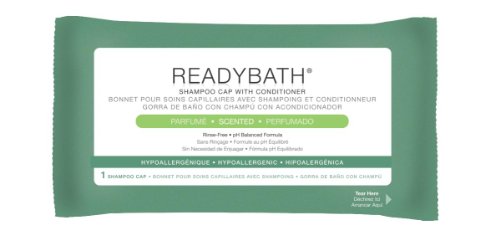 CAP, SHAMPOO, READYBATH, SCENTED, 1 pack of 5