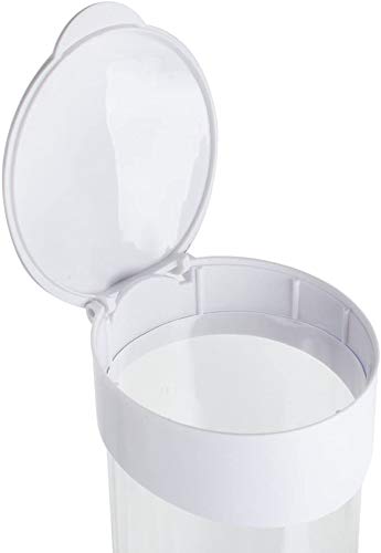 Image of THW Paper Cup Dispenser Holder - Sticker or Screw Plate Mountable, Durable Plastic for Easy Use