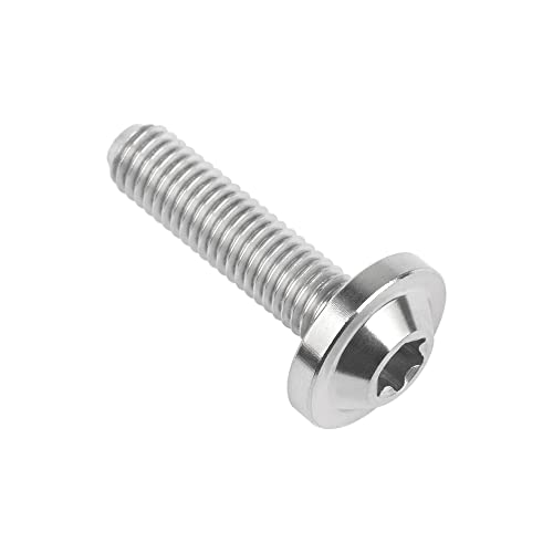 Tornillo de titanio M5x20mm de cabeza botón Torx para moto 4