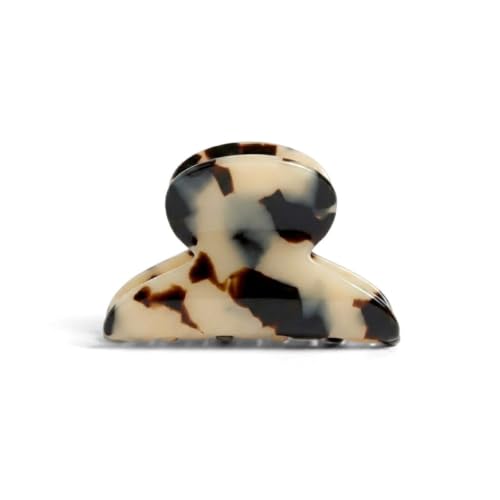 France Luxe Ivory Tortoise Hair Clip, Mini Claw Clip Thin Hair, Ivory Tokyo
