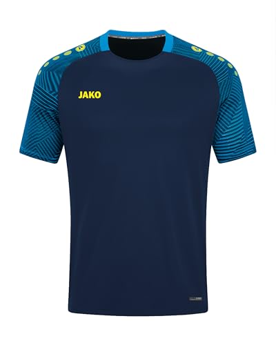 JAKO Herren T-Shirt Performance, Marine/Jako-Blau, L