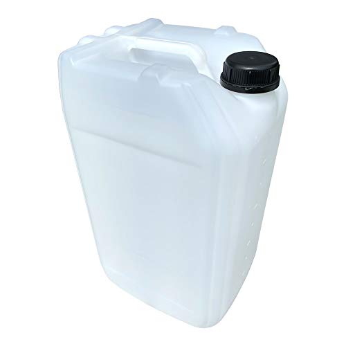 25 Litre 25L Jerry Can Water Container Storage Tank Drum Bottle - Food Grade (Natural)