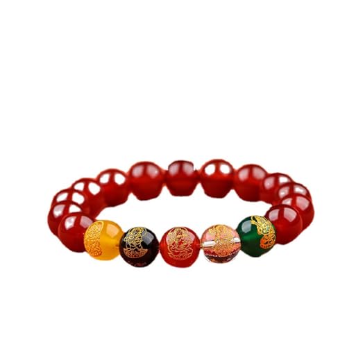 Bracelet en cristal de 8 mm résistant en agate pour en finir avec les bijoux fragiles