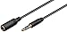 Produktbild Microconnect AUDLG05G Audiokabel, 0,5 m, 3,5 mm, 3,5 mm, Schwarz