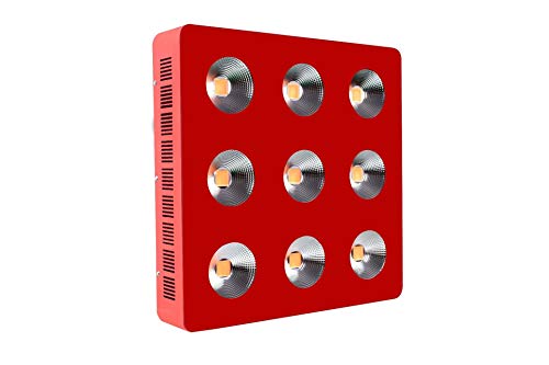 EuropStandard Plant Growth Lamp with 9 Large Light COB 2700W Full Spectrum LED Plant Growth Light for Indoor Seedling Vegetable Farm Greenhouse Breeding Flower Greenhouse Farming Plug EU Indoor Plant