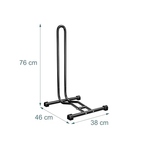 Soporte de bicicleta suelo para evitar caídas de ruedas traseras y delanteras de 2,5" 5