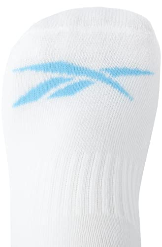Image of Reebok Womens Quarter Socks 6 Pack Comfort Cushioned Athletic Socks | Moisture-wicking Fabric Keeps Feet Dry, Flexible Knit Hugs the Arch, Plush Footbed Absorbs Shock