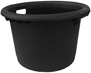 69L 69 LITRE BLACK MULTI PURPOSE TUB (CONTICO) WITH SIDE HANDLES HEAVY DUTY